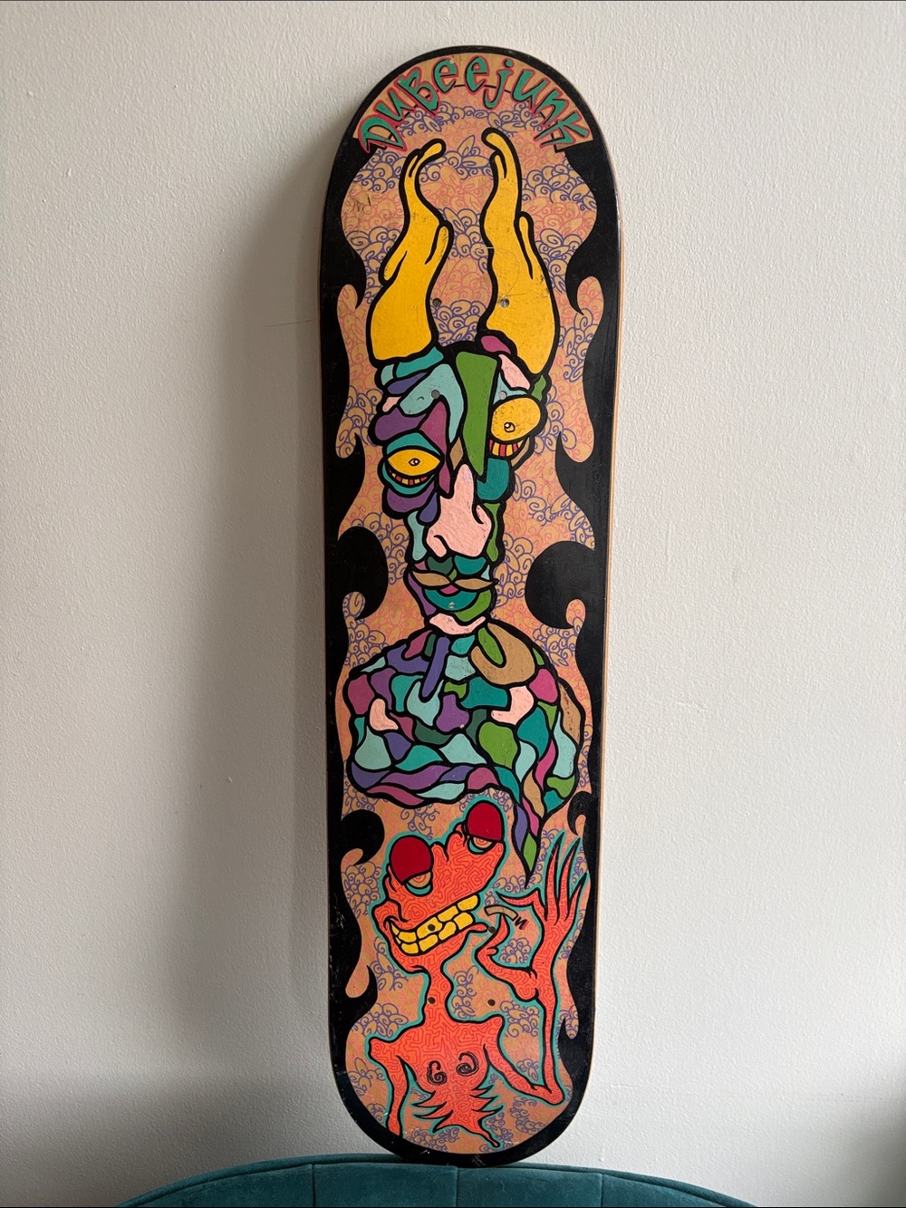 Psychedelic Skateboard Deck